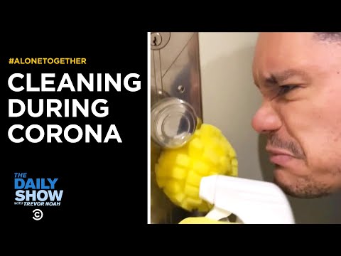 Cleaning for Coronavirus | The Daily Show