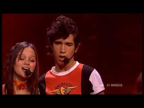 Alexandros & Kalli - Tora Einai I Seira Mas (Greece) Live Junior Eurovision 2005