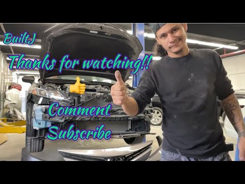 2019 Camry Front bumper removal