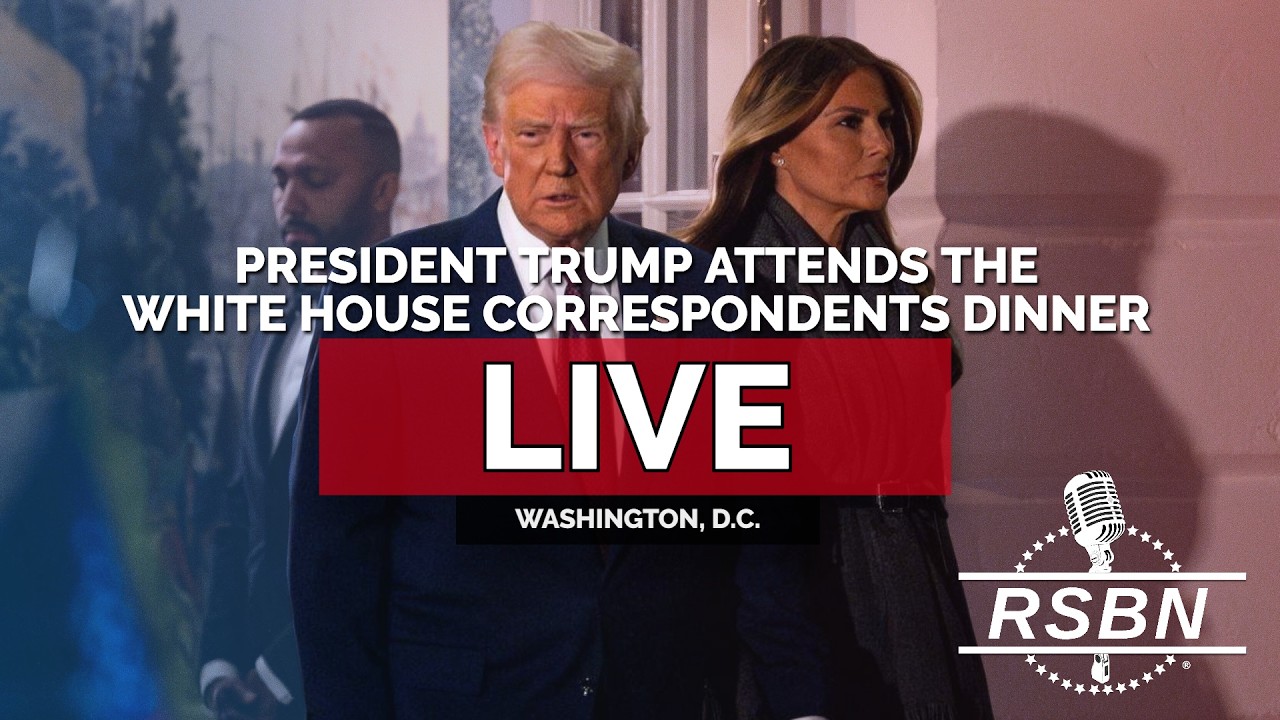 LIVE REPLAY: President Trump Attends Rescheduled White House Correspondents Dinner  - 07/24/26