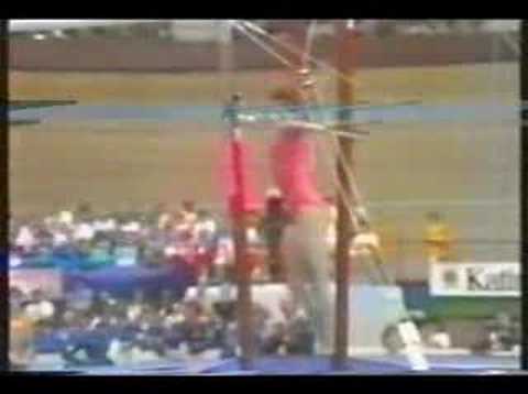 GABRIELA FAHNRICH UNEVEN BARS 1985 WORLDS