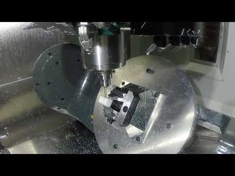 UMC-750SS 5-axis milling and positioning with G234 TCPC.