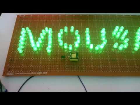 81 LED chaser using double IC 4017