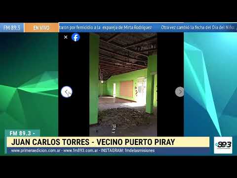 JUAN CARLOS TORRES - VECINO PUERTO PIRAY
