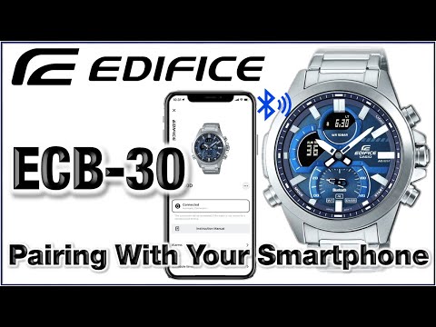 📣 ECB-30 CASIO Edifice 5686 How to pair with your smartphone - Demo✌