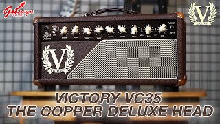 Video thumbnail for VICTORY VC35 THE COPPER DELUXE HEAD AMPLIFIER (Sound Demo) by Gooswyn Guitars