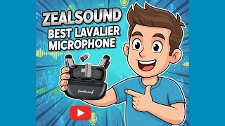 ZEALSOUND M6 WIRELESS LAVALIER MICROPHONE