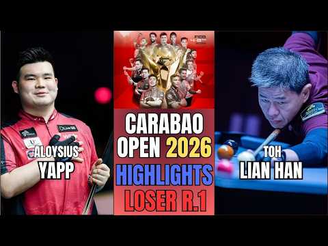 ALOYSIUS YAPP - TOH LIAN HAN | CARABAO INTERNATIONAL OPEN 2026 | HIGHLIGHTS