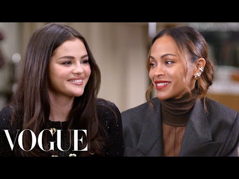 塞萊娜-戈麥斯和佐伊-薩爾達尼亞互相採訪 | Vogue (Selena Gomez & Zoe Saldaña Interview Each Other | Vogue)