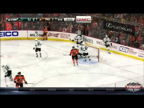 Game 76. Philadelphia Flyers vs San Jose Sharks (28 march 2015)