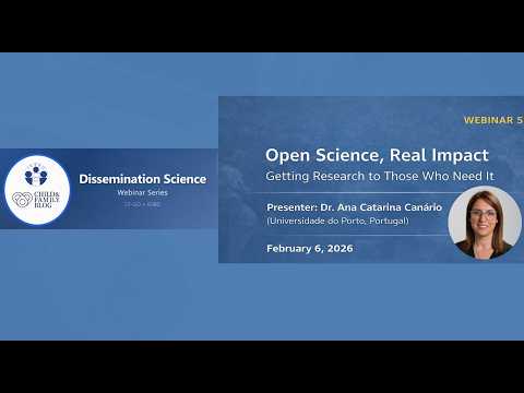 Open Science, Real Impact webinar