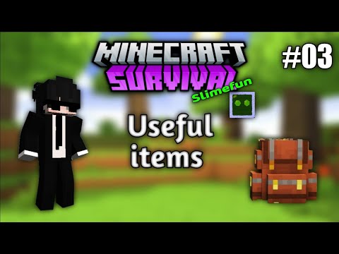 Minecraft Slimefun Survival | Useful items | Java + Bedrock Server | Hindi #episode3