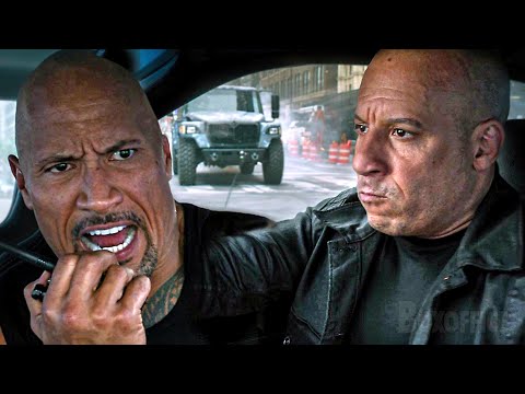 Darth Toretto vs. La familia rápida | Rápidos y furiosos 8 | Clip en Español