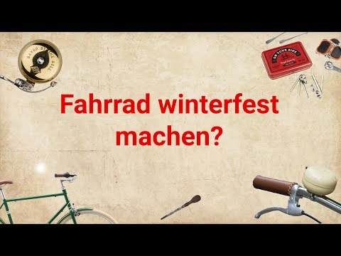 Spike-Reifen nur vorne: So wird dein Fahrrad in sechs Minuten winterfest