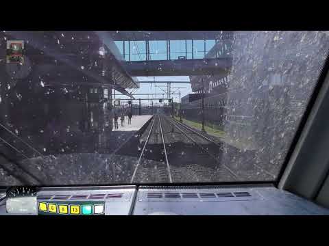 Ride with the train driver from Breukelen to Rhenen. ( with speedometer)