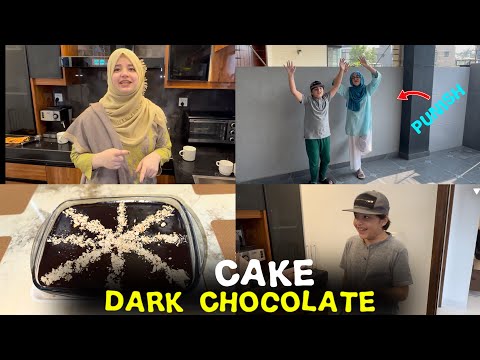 Today We Make Dark Chocolate Cake With New Recipe 🎂 Why Kainat & Shaheer Punished? 😩