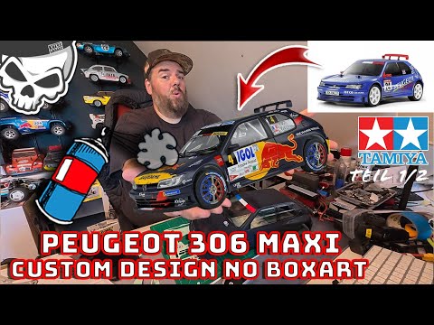 Tamiya Peugeot 306 Maxi Formula 2 2WD Custom Deign No Boxart RedBull Rally BT-01 Loeb Sebastian