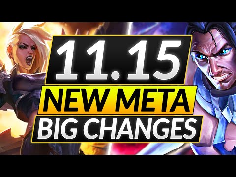 ALL NEW CHANGES of PATCH 11.15: NEW Champion NERFS, Some Buffs -  LoL Guide