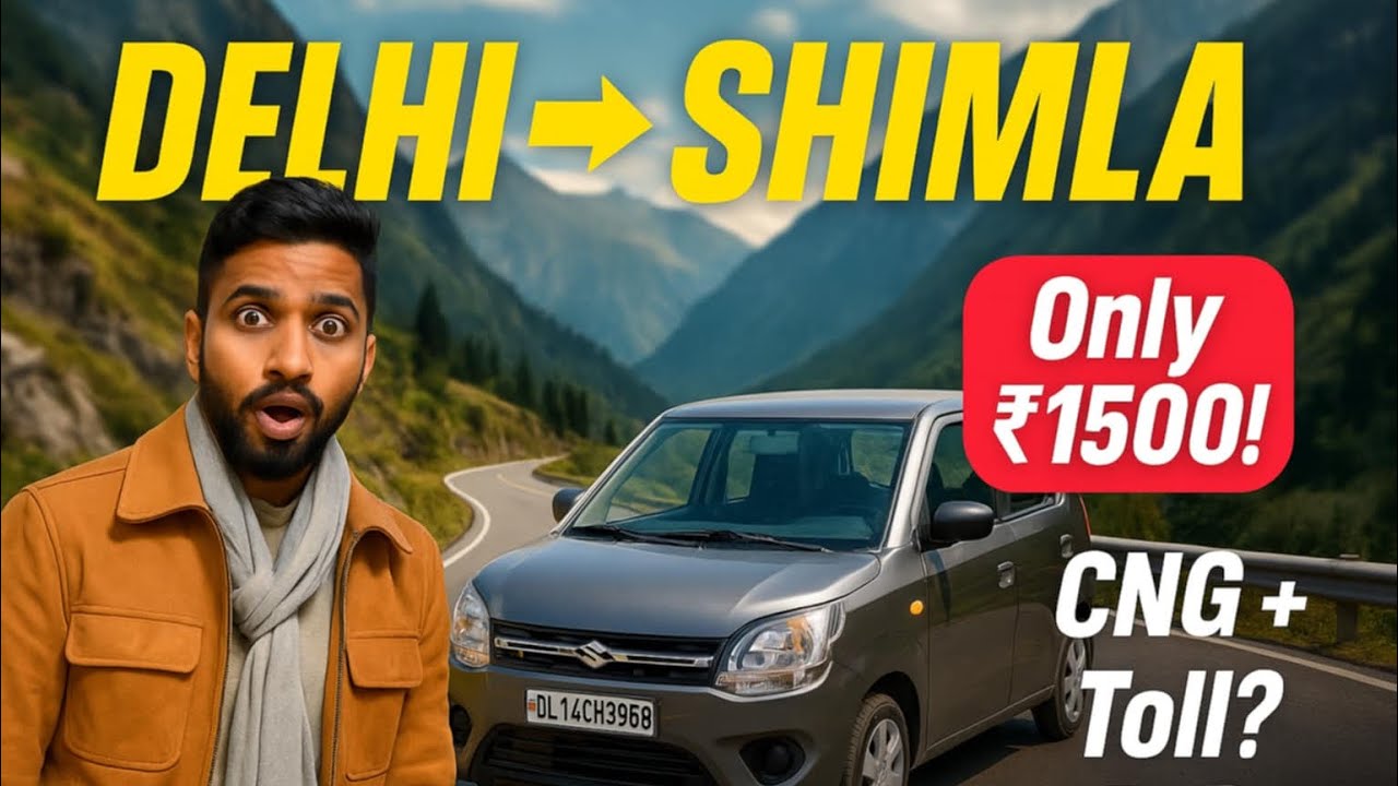 MARUTI SUZUKI WAGON R CNG REVIEW | DELHI TO SHIMLA BY CAR | DELHI TO SHIMLA BY ROAD | WAGON R |