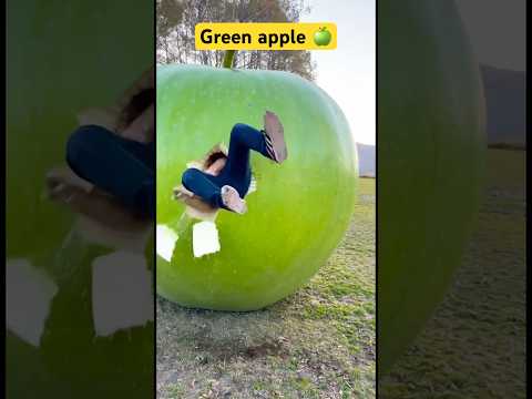 Green 🍏 #ai #funny #ytshorts #comedy #fruit #food #viral #viralvideo #foryou 🍏🍏🍏
