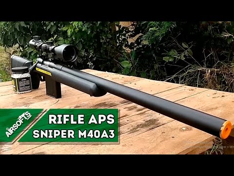 Sniper - Conheça o Rifle Airsoft APS Sniper M40A3 - AIRSOFTS