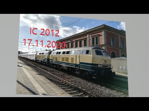 Abfahrt IC2012, Memmingen 17.11.2020