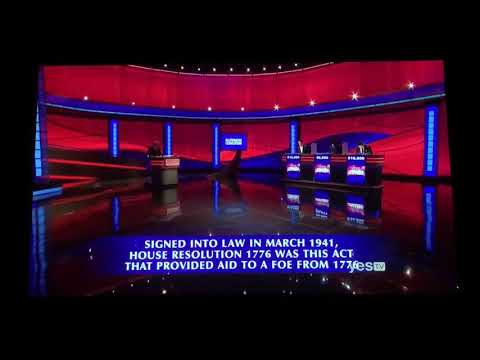 Final Jeopardy, WAGERING IT ALL - Nick Klotz Day 2 (3/25/20)