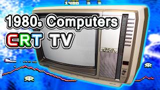 1980s Computers on CRT TV