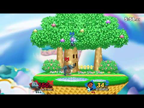 King K. Rool vs Mii Brawler - Super Smash Bros. Ultimate - Elite Quickplay
