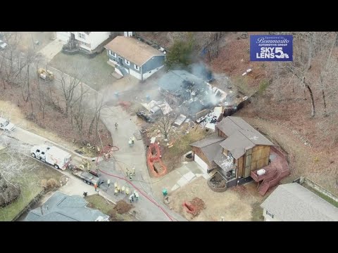 Home explodes after contractors hit gas line
