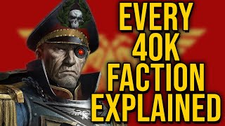 Every single Warhammer 40k (WH40k) Faction Explained | Part 1