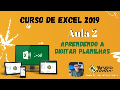 Excel - Aprendendo a digitar planilhas | Aula 2