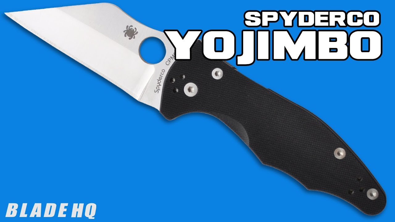 Spyderco M4 Yojimbo 2 Knife Natural G-10 (3.125" Satin) C85GM4P2