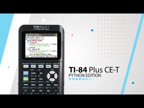 Een Rekenmachine TI-84 Plus CE-T Python Edition koop je bij All Office Kuipers BV