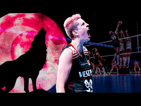 Ebrar Black Wolf Karakurt | Fantastic Spikes in the Vertical Jump | VNL 2022 (HD)
