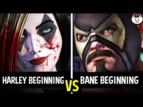 HARLEY BEGINNING vs BANE BEGINNING Episode 3 - Batman The Enemy Within Episode 3 Gameplay Choices