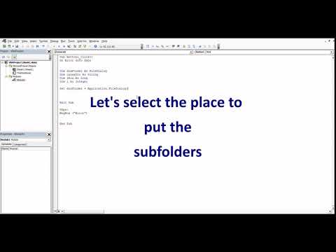 Excel Macro - Create Sub-folders with names from a column