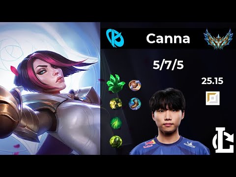 Fiora TOP - KC Canna | Patch 25.15 EUW Challenger