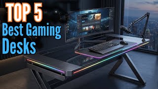 TOP 5: Best Gaming Desks in 2026 | (Next-Level Setup!) DON’T BUY BEFORE THIS WATCH!