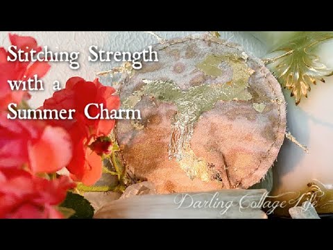 Sewing a Summer Solstice Sun Charm | Cottagecore Crafting | Magical Sewing | Witchy Crafts | Litha