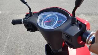 500 Watt Electric Scooter Speedster Moped With Pedals