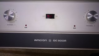 Video thumbnail for Amcron DC 300A Vintage Amplifier Repair by ElectronicMechanic Finland