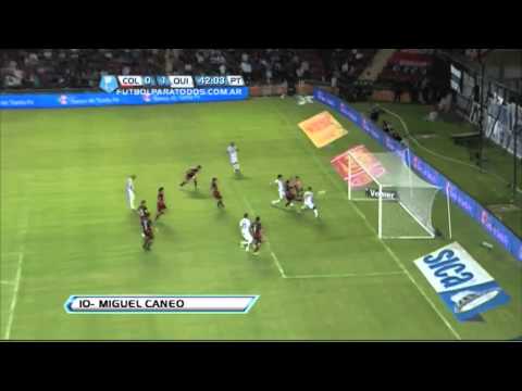 Gol de Caneo. Colón 0 - Quilmes 1. Fecha 13. Torneo Final 2013. Fútbol Pra todos