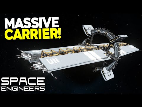 MASSIVE CARRIER - Space Engineers - The Immensity Carrier!
