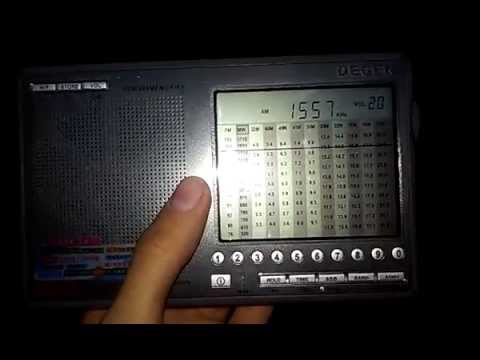 MW DX: 1557 kHz Radio Taiwan International on internal ferrite antenna