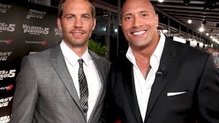 Paul Walker's Last Words to Fan About THE ROCK!!!