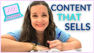 How I SELL PRODUCTS using my CONTENT (the actual types of blog posts I write to sell products)