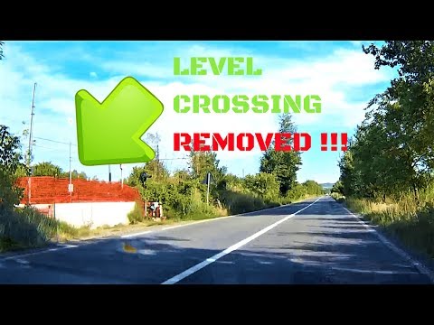 Da Cassine al passaggio a livello rimosso SP 30 # railroad crossing # bahnübergang