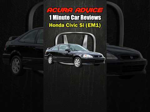 Honda Civic EM1 Si - 1 Minute Car Reviews #hondacivic #civicsi #vtec #honda #b16a2