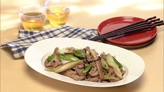 【3分クッキング公式】豚肉とみょうがの塩昆布炒め
